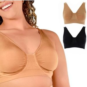 Rhonda Shear TWO pack underwire bras size S